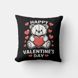 Happy Valentine's Day Bear vday  Cushion