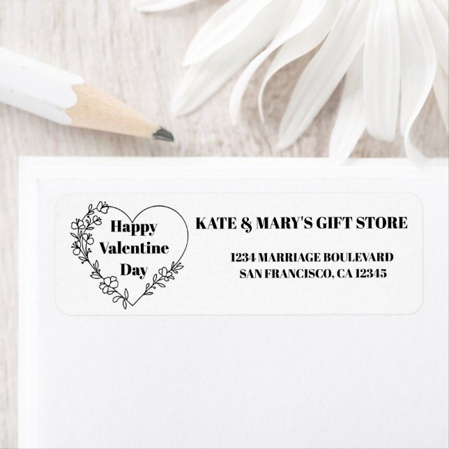 Happy Valentine's Day Business Name Website (Insitu)