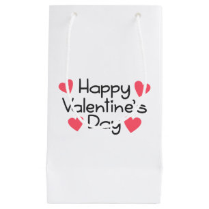 Happy Valentine's Day Calligraphy   Gift Bag