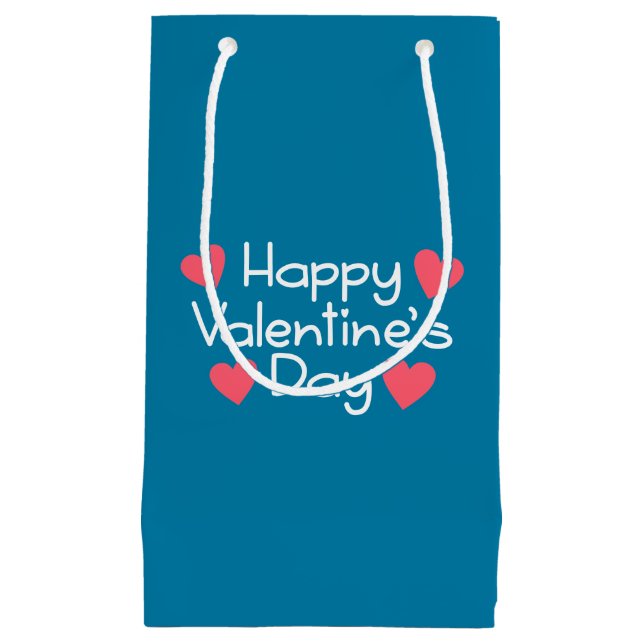Happy Valentine's Day Calligraphy | Gift Bag (Front)