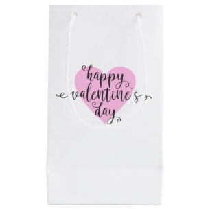 Happy Valentine's Day Calligraphy   Gift Bag
