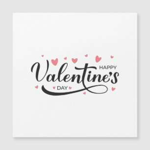 Happy Valentines Day calligraphy lettering