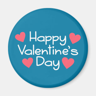 Happy Valentine's Day Calligraphy   Magnet