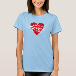 Happy Valentine's Day Calligraphy T-Shirt