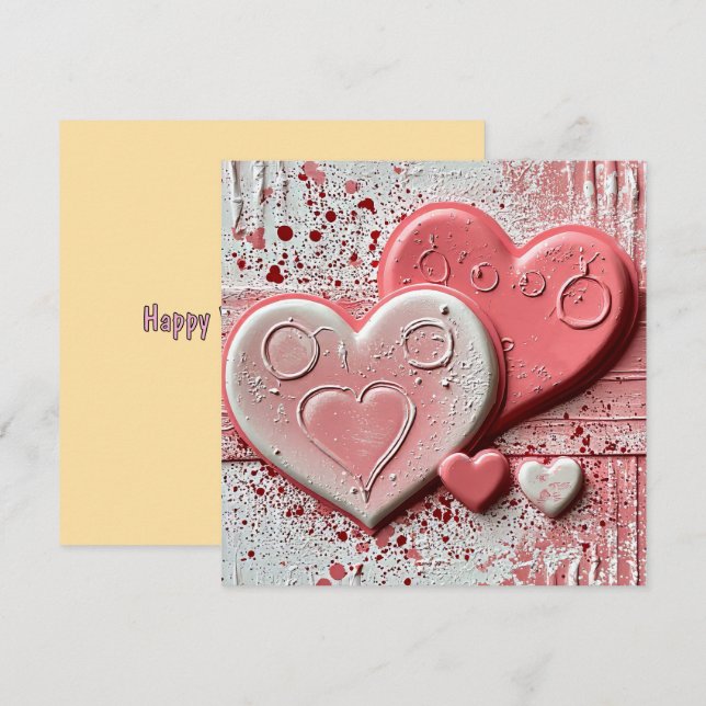 Happy Valentine's Day Card (Front/Back)