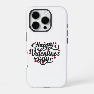 Happy Valentine's Day Celebration Logo iPhone 16 Pro Case