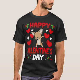 Happy Valentines Day Chihuahua Heart Love Animal T-Shirt