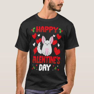 Happy Valentines Day Chinchilla Heart Love Animal T-Shirt