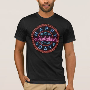 Happy Valentine's Day Circle Design-67128 T-Shirt