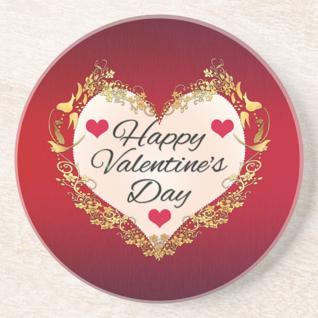 Happy Valentine's Day!  Coaster (Front)