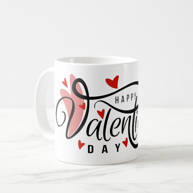 Happy Valentine's day  Coffee Mug (Front Left)