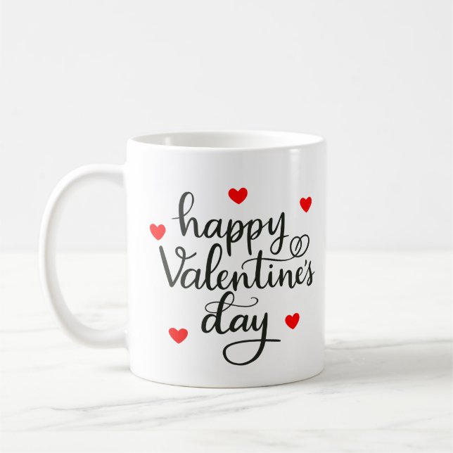 Happy Valentine's Day Coffee Mug (Left)