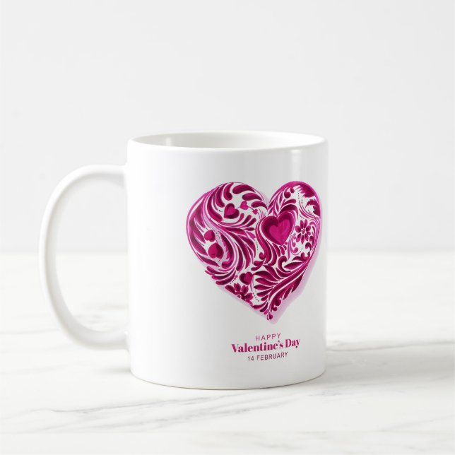 Happy Valentine's day  Coffee Mug (Left)
