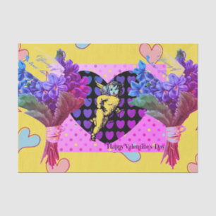 HAPPY Valentine's Day COLLAGE Tissue Paper