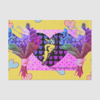 HAPPY Valentine's Day COLLAGE Tissue Paper