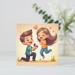 Happy Valentine's Day coupe Holiday Card