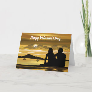 Happy Valentine's Day Couple Holiday Card