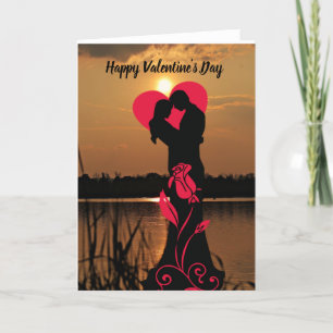 Happy Valentine's Day Couple Holiday Card