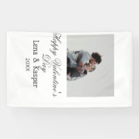 Happy Valentine's day couple photo modern simple t