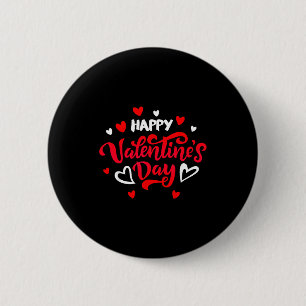 Happy Valentine's Day Couples Date Valentine Love 6 Cm Round Badge