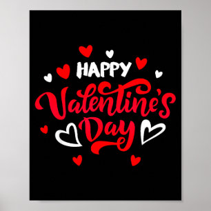 Happy Valentine's Day Couples Date Valentine Love  Poster