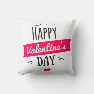 Happy valentines day cushion