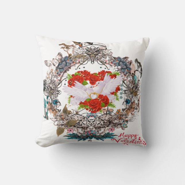 Happy valentine's day  cushion (Front)
