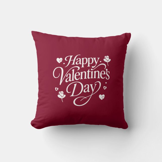 Happy Valentine's day  Cushion (Front)