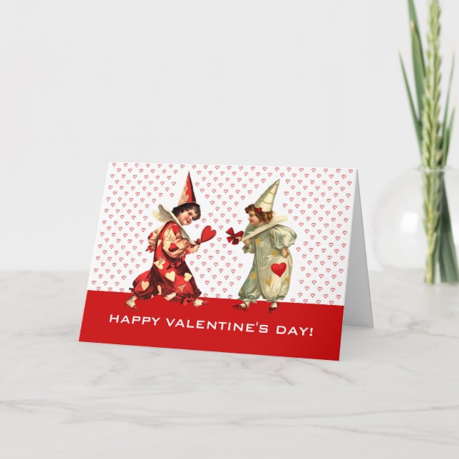 Happy Valentine's Day Custom Greeting Cards (Front)