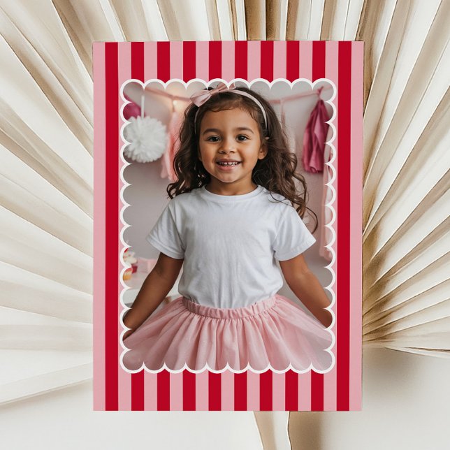 Happy Valentine's Day Custom Photograph Modern Card (Creator Uploaded)