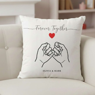 Happy Valentines Day Custom  Romantic love gift  Cushion
