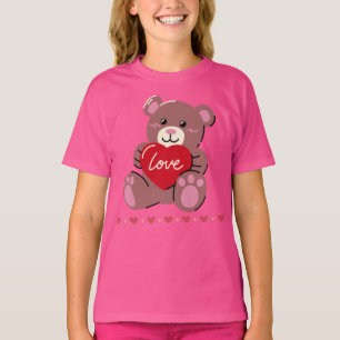 Happy Valentine's Day Cute Bear T-Shirt