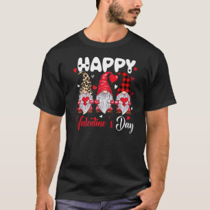Happy Valentine's Day Cute Gnome Heart Women Men C T-Shirt