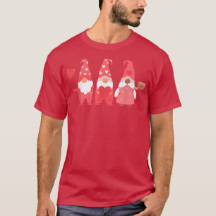 Happy Valentine's Day Cute Gnome Romantic Holiday T-Shirt