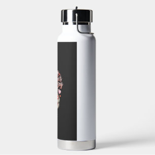 Happy Valentines Day Cute Sloth with Heart T-Shirt Water Bottle
