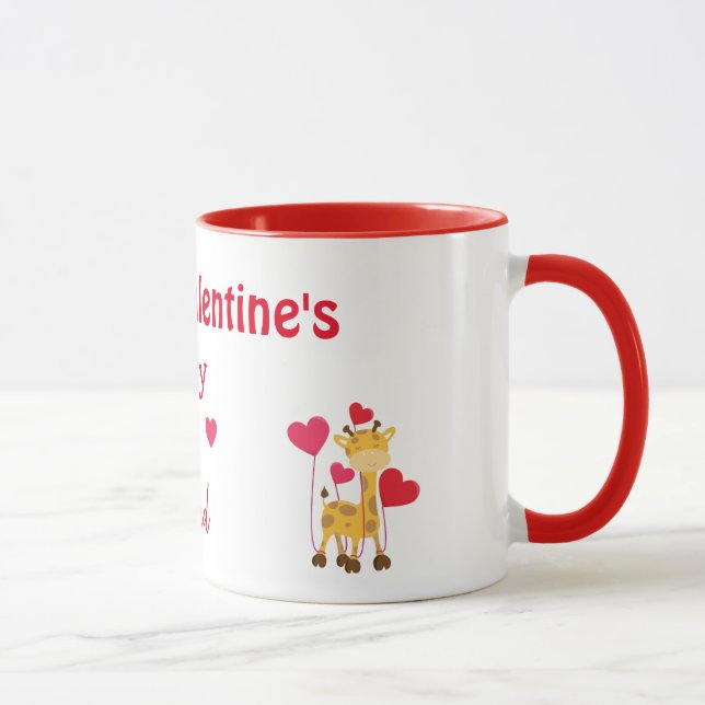 Happy Valentine's Day Dad Safari theme Mug (Right)