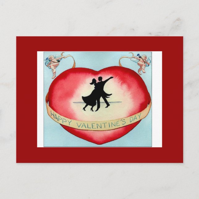 Happy Valentine's Day Dance - Postcard (Front)