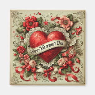Happy Valentine's Day decorative illustration Magnet