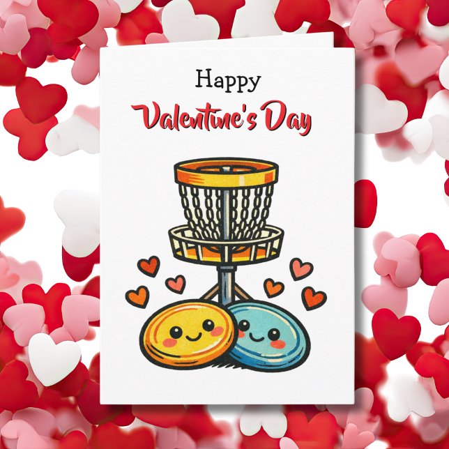 Happy Valentine's Day | Disc Golf Themed Card (Creator Uploaded)