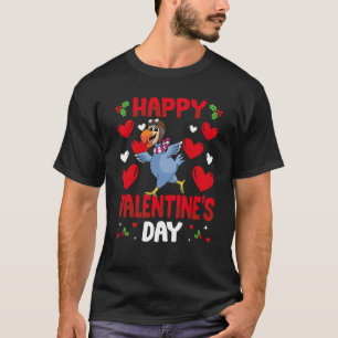 Happy Valentines Day Dodo Bird Heart Love Animal T-Shirt