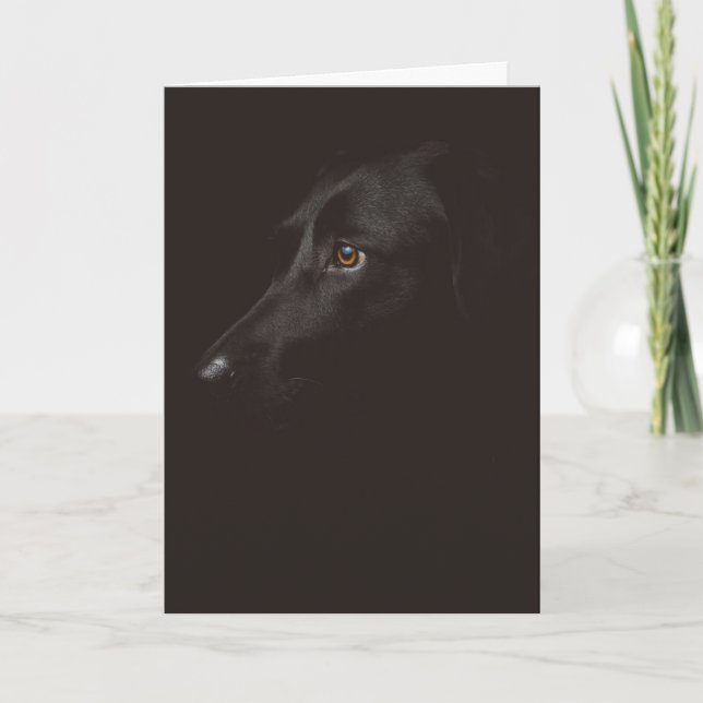 Happy Valentine's Day | Dog Face | Add Your Name Thank You Card (Front)