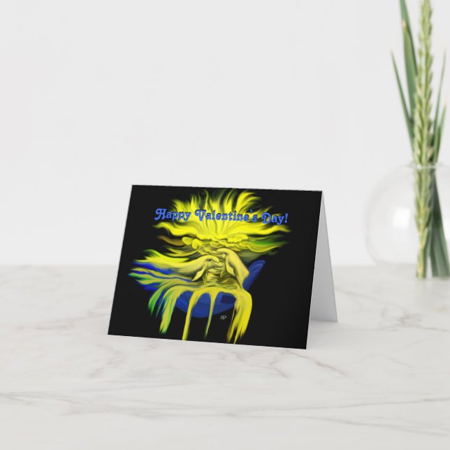 Happy Valentine's Day - Dolphin Love Card (Front)