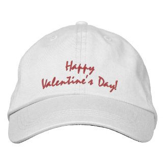 Happy Valentine's Day Embroidered Hat
