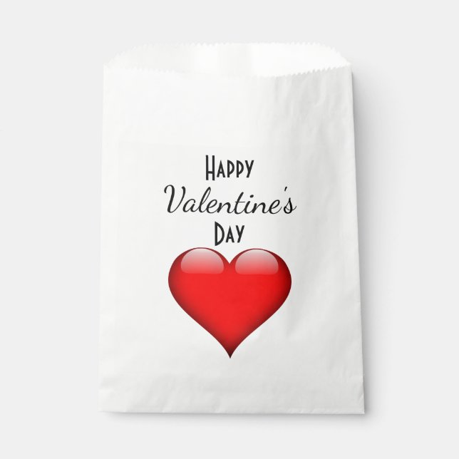 Happy Valentine's Day Favour Bag (Front)