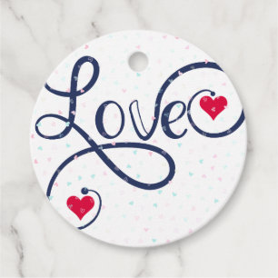 Happy Valentine's day. Favour Tags