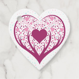 Happy Valentine's day Favour Tags