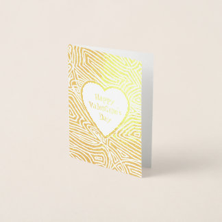 Happy Valentine's Day  Foil Card