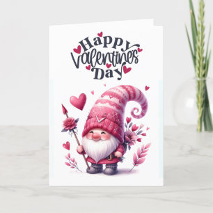 Happy Valentines Day -Folded Greeting Card