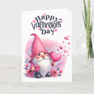 Happy Valentines Day -Folded Greeting Card