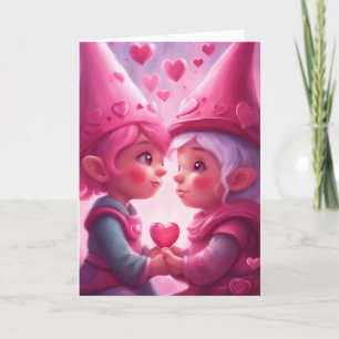 Happy Valentines Day -Folded Greeting Card
